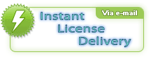 The license is in your inbox once the checkout is done. The license is in your inbox once the checkout is done.